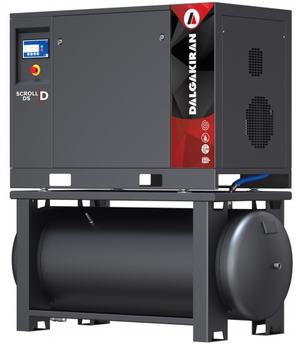Спиральный компрессор Dalgakiran DS 11-8-500 (2x5,5)