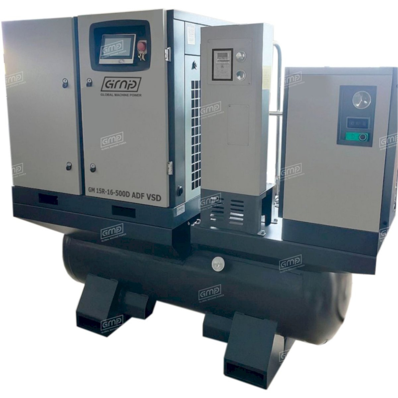 Винтовой компрессор GMP GM 15R-16-500D ADF GE VSD
